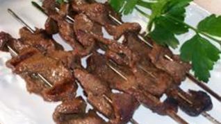 Шашлычки из стейка по-восточному