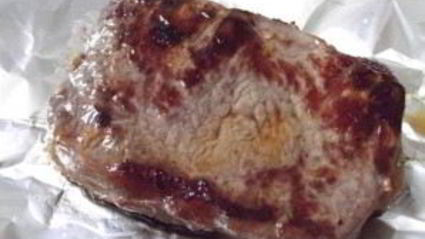 сочный стейк из свинины