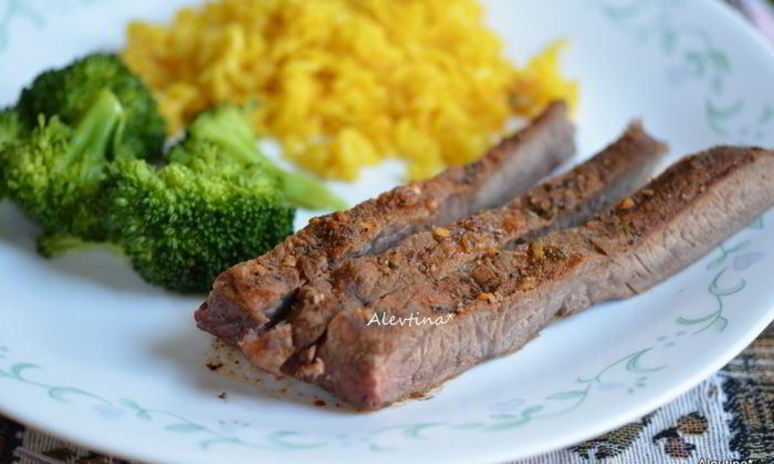 Рецепт стейка флэт-айрон на сковороде