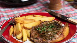 Стейк из говядины рибай