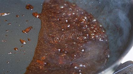 стейк из говядины в лимонно-соевом соусе