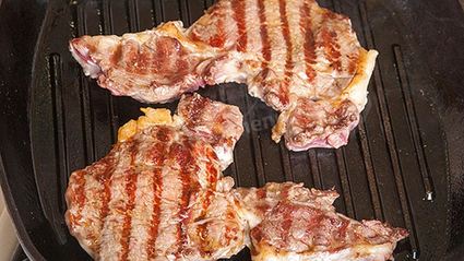 стейк из говядины в лимонно-соевом соусе