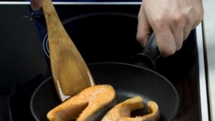 стейк из лосося с пряностями