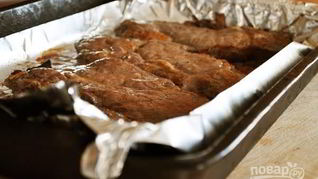 Стейк из свинины в духовке