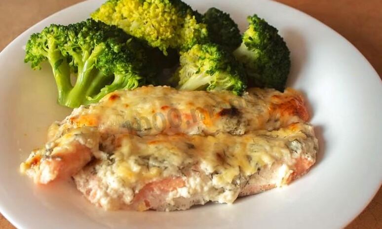 Рецепт стейка лосося в духовке