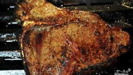 стейк на кости в духовке