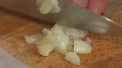 стейк с руколой