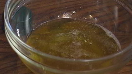 стейк с руколой