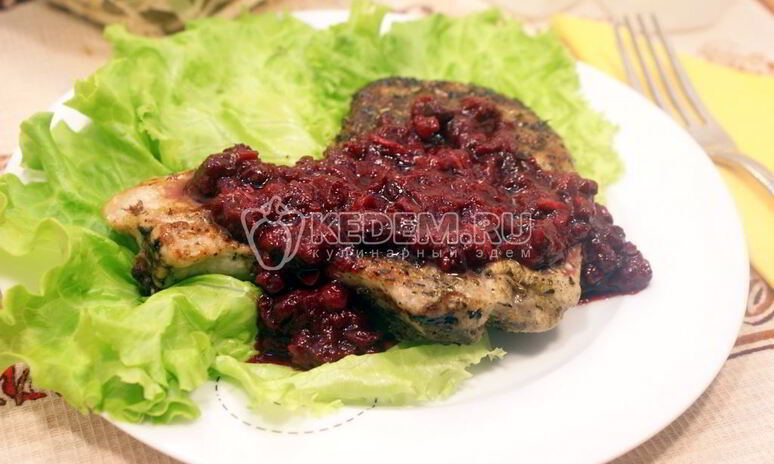 Рецепт стейка свиного на сковороде