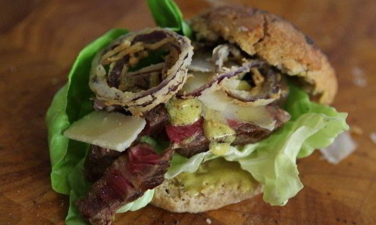 Рецепт стейка-сэндвича