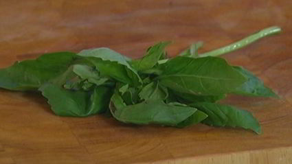 стейки из семги на гриле с чесноком и помидорами