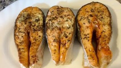 стейки семги с прованскими травами