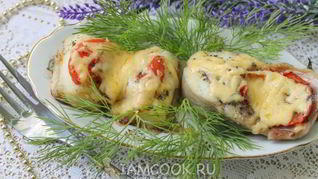 Стейки сома, запеченные в духовке