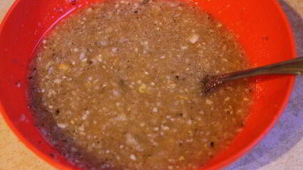 свиной стейк в апельсиновом маринаде