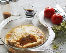 Запеченный стейк трески в духовке с сыром