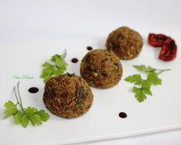 Баклажановые тефтели