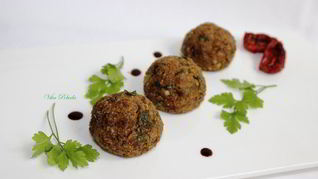 Баклажановые тефтели