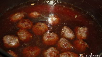 фунчоза с говяжьими тефтельками и овощами