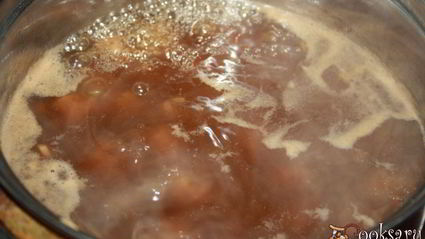 фунчоза с говяжьими тефтельками и овощами