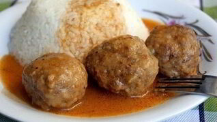 Мясные тефтели в подливке