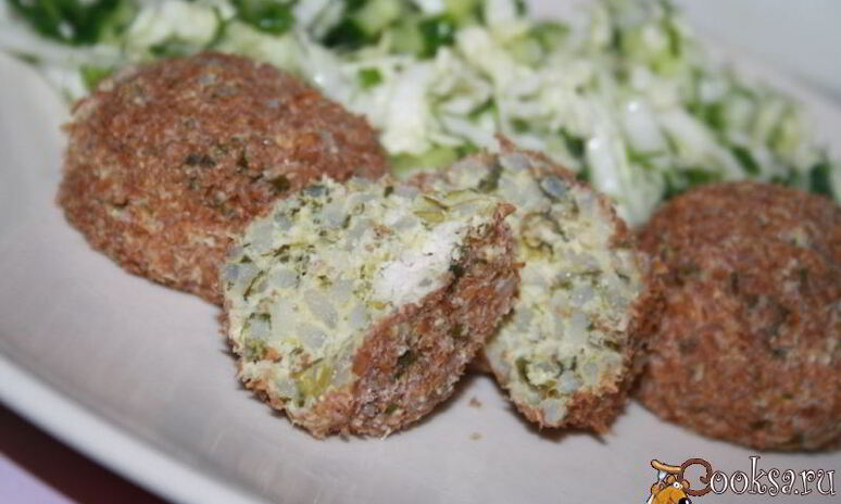 Рецепт паровых куриных тефтелек с отрубями