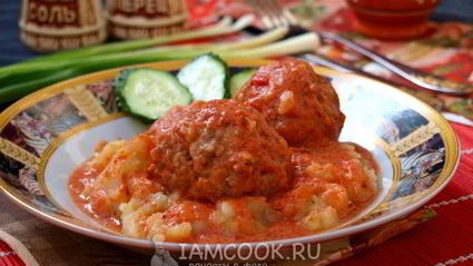 подлива для тефтелей