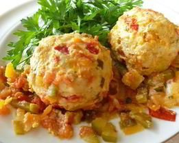 Рыбные тефтели в остром пикантном соусе