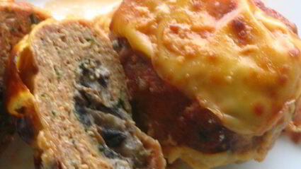 свекольно-мясные тефтели с грибной начинкой