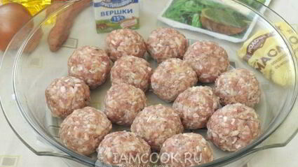 тефтели из индейки с подливкой