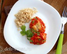 Тефтели из индейки с рисом