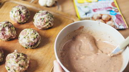 тефтели из индейки в сливочно-томатном соусе