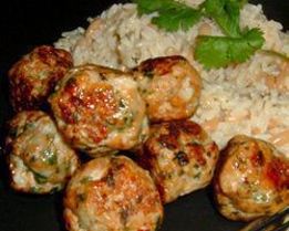 Тефтели из куриного фарша по-тайски