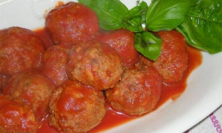 Рецепт тефтелей куриных под томатным соусом