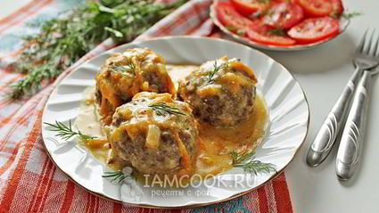 тефтели с гречкой в мультиварке