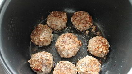 тефтели с гречкой в мультиварке