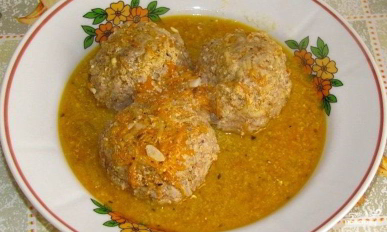 Рецепт тефтелей с подливой в духовке
