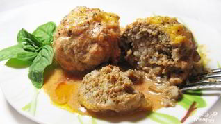 Тефтели с рисом и грибами