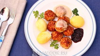 тефтели в духовке без подливы