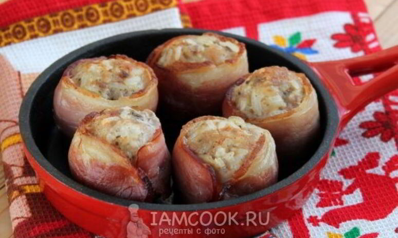 Рецепт тефтелей в духовке в беконе