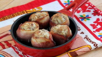 тефтели в духовке в беконе