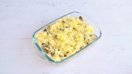 тефтели в грибном соусе под сыром