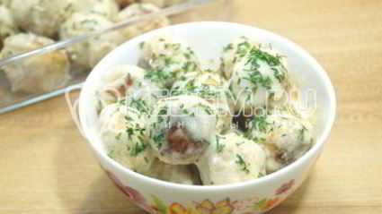 тефтели в сливочном соусе