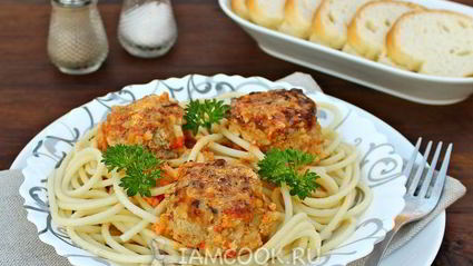 тефтели в томатно-сливочном соусе