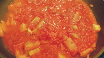 тыквенный гарнир по-гречески