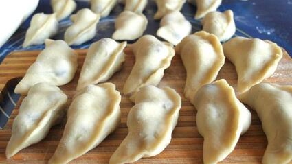 вареники постные с вишней из заварного теста