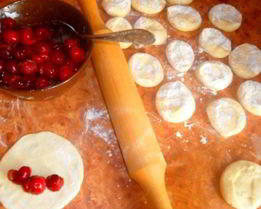 Вареники с черешней