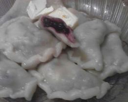 Вареники с черникой