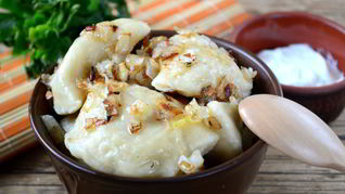 Вареники с картофелем и капустой