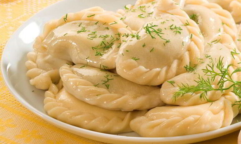 Рецепт вареников с картофелем и зеленью