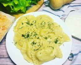 Вареники с картофелем